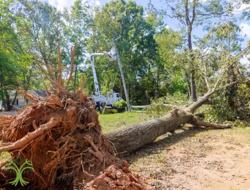 Emergency Tree (24/7 Storm Response) 2 After-hours crew with lights making a storm-damaged area safe in Pakenham.